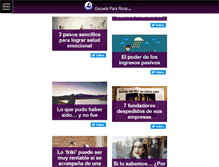 Tablet Screenshot of escuelapararicos.net